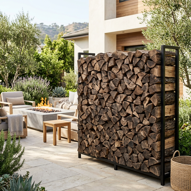 1/2 Cord Firewood Stack