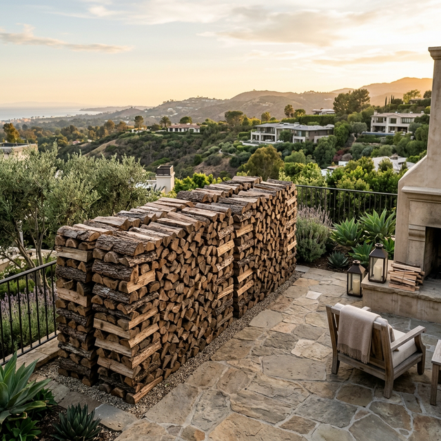 Full Cord Firewood Stack